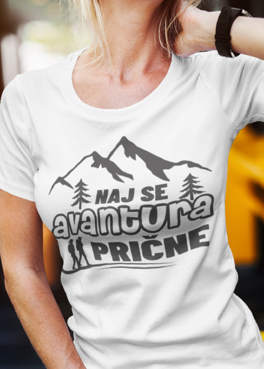 Smešna majica 'NAJ SE avantura PRIČNE'