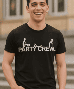 Smešna majica party crew