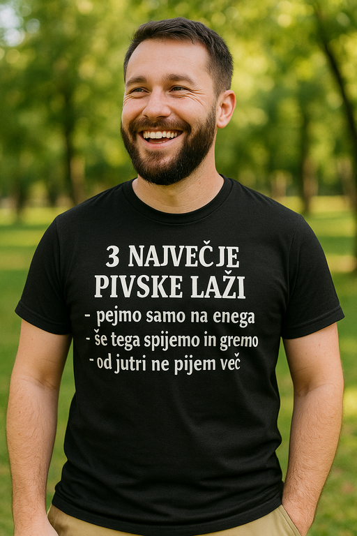 Smešna majica pivske laži