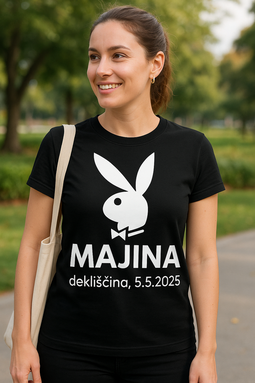 Smešna majica playboy IME dekliščina DATUM