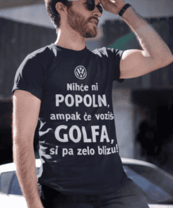Smešna majica popoln (znamka avta po želji)