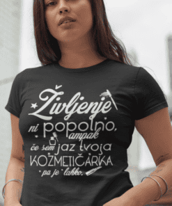 Smešna majica popolna kozmetičarka