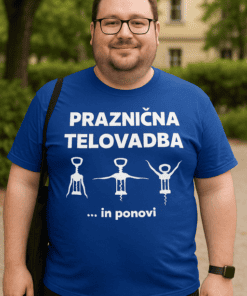 Smešna majica Praznična telovadba