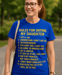 Smešna majica Rules for Dating My Daughter