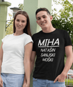 Smešna majica sanjski moški