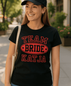 Smešna majica Team Bride ime (po želji)
