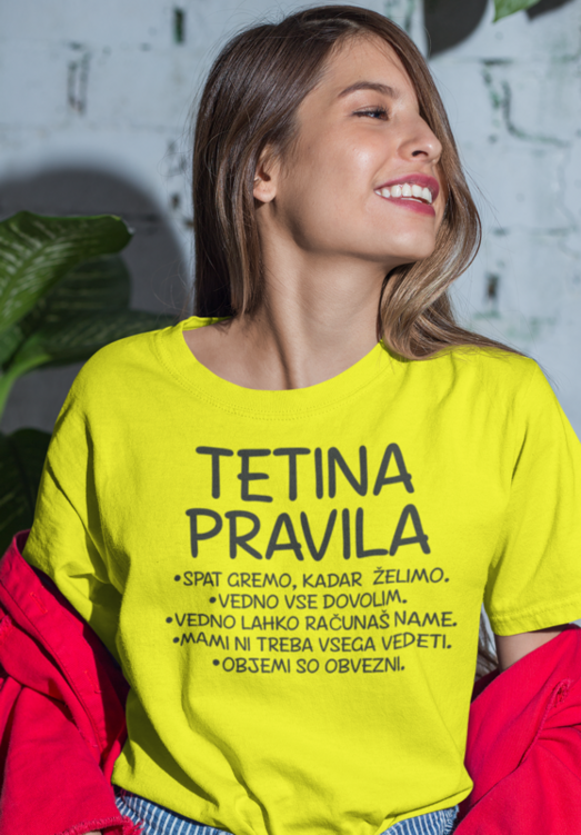 Smešna majica tetina pravila