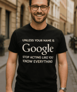 Smešna majica unless your name is google