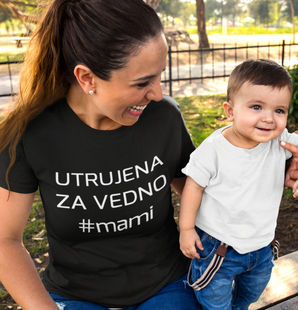 Smešna majica Utrujena za vedno