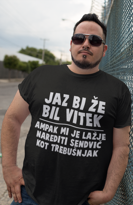 Smešna majica vitek