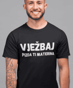Smešna majica vježbaj