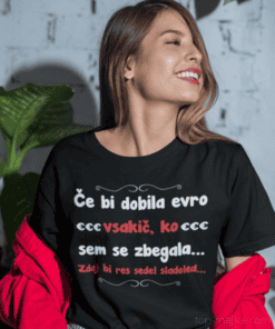 Smešna majica zbegana