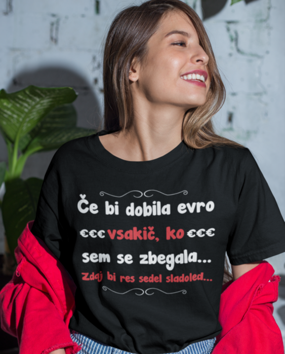 Smešna majica zbegana