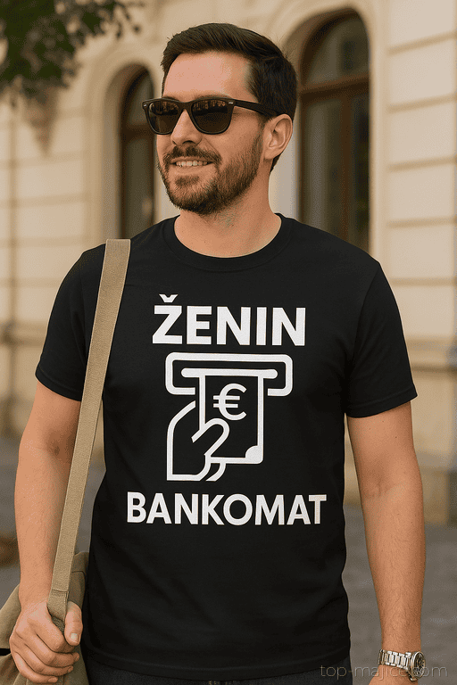Smešna majica ŽENIN BANKOMAT
