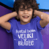 Smešna otroška majica – Postal bom VELIKI BRATEC