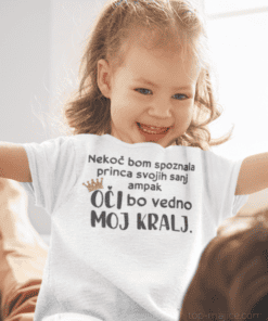 Smešna otroška majica princ mojih sanj