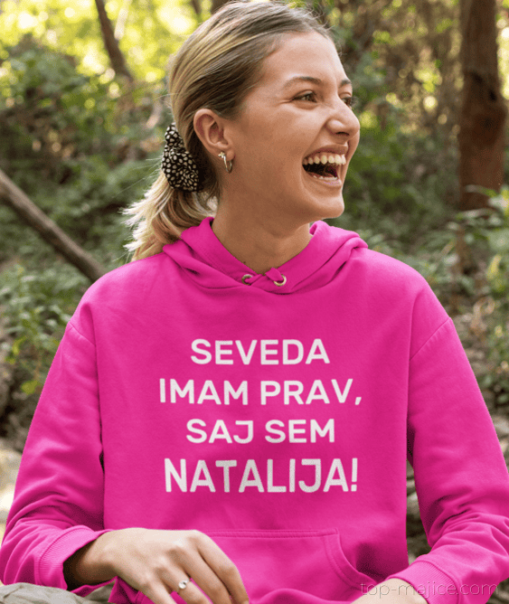 Zabavni pulover Seveda imam prav (ime po želji)