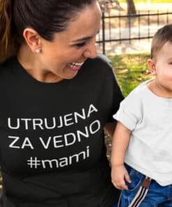 Smešna majica Utrujena za vedno