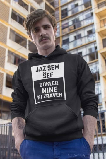 Zabavni pulover: Jaz sem šef!