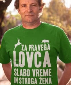 Smešna majica pravi lovec!