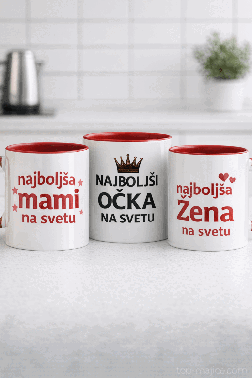 Skodelica za darilo najboljši/a (beseda po želji) na svetu