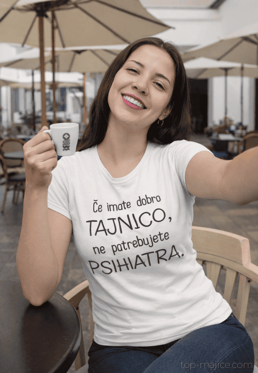 Smešna majica tajnica psihiater