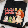 Majica z napisom Daddy's princess in pravljičnim motivom za malo očkovo princesko