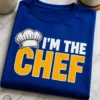 Majica z napisom I’M THE CHEF in motivom kuharske kape
