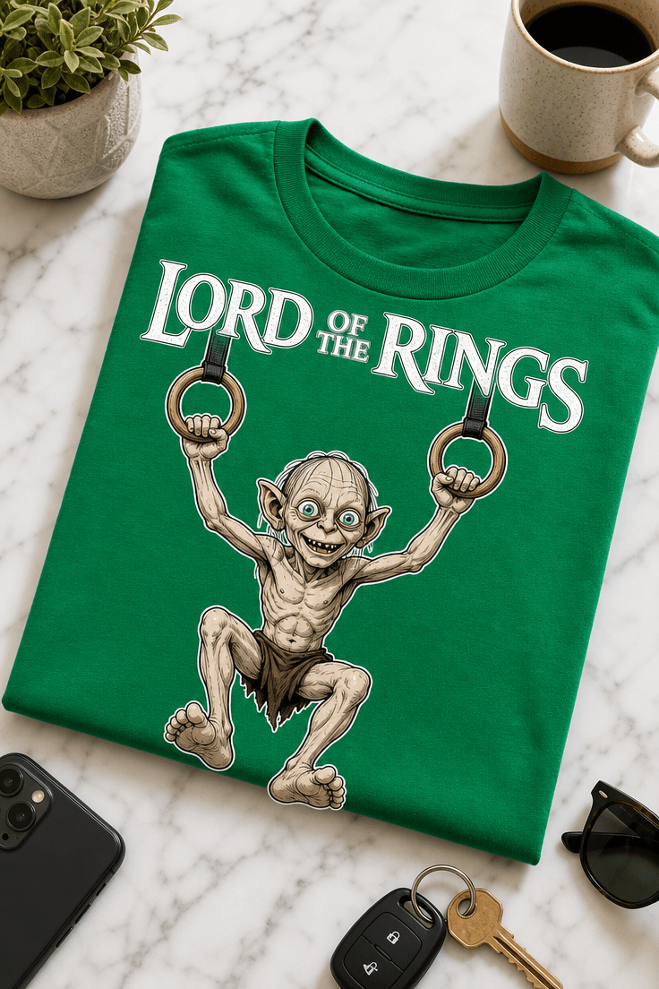 Majica z napisom Lord of the rings za ljubitelje fantazijskih parodij