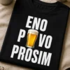 Majica z napisom ENO P[beer glass]VO PROSIM
