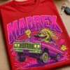 Majica za mame z napisom MADREX v retro stripovskem slogu