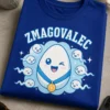 Majica z napisom ZMAGOVALEC in prikupnim motivom jajčeca z medaljo ter spermiji